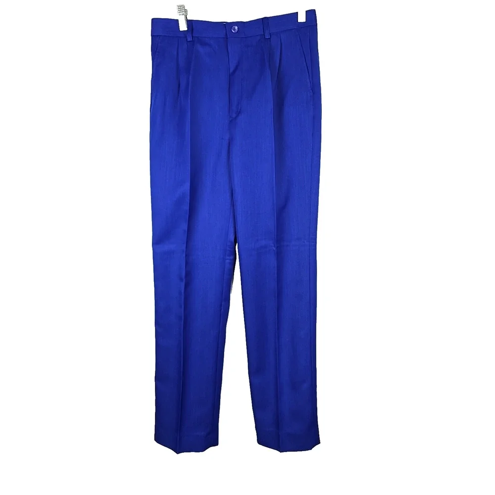 J.‎ Vital Boys 2 PC Formal Dress Suit Royal Blue Jacket 20R Pants 31 - NWT